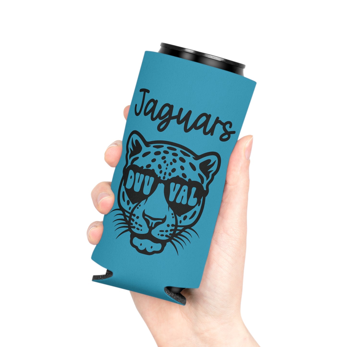 Custom Jacksonville Jaguars Sunnies Koozie, Regular & Slim