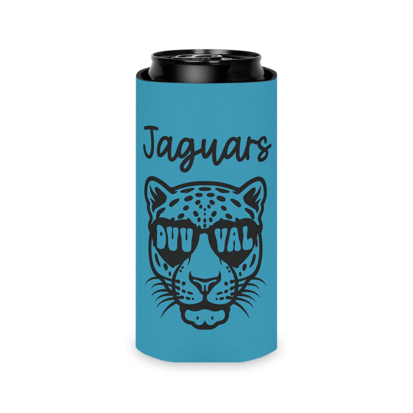 Custom Jacksonville Jaguars Sunnies Koozie, Regular & Slim
