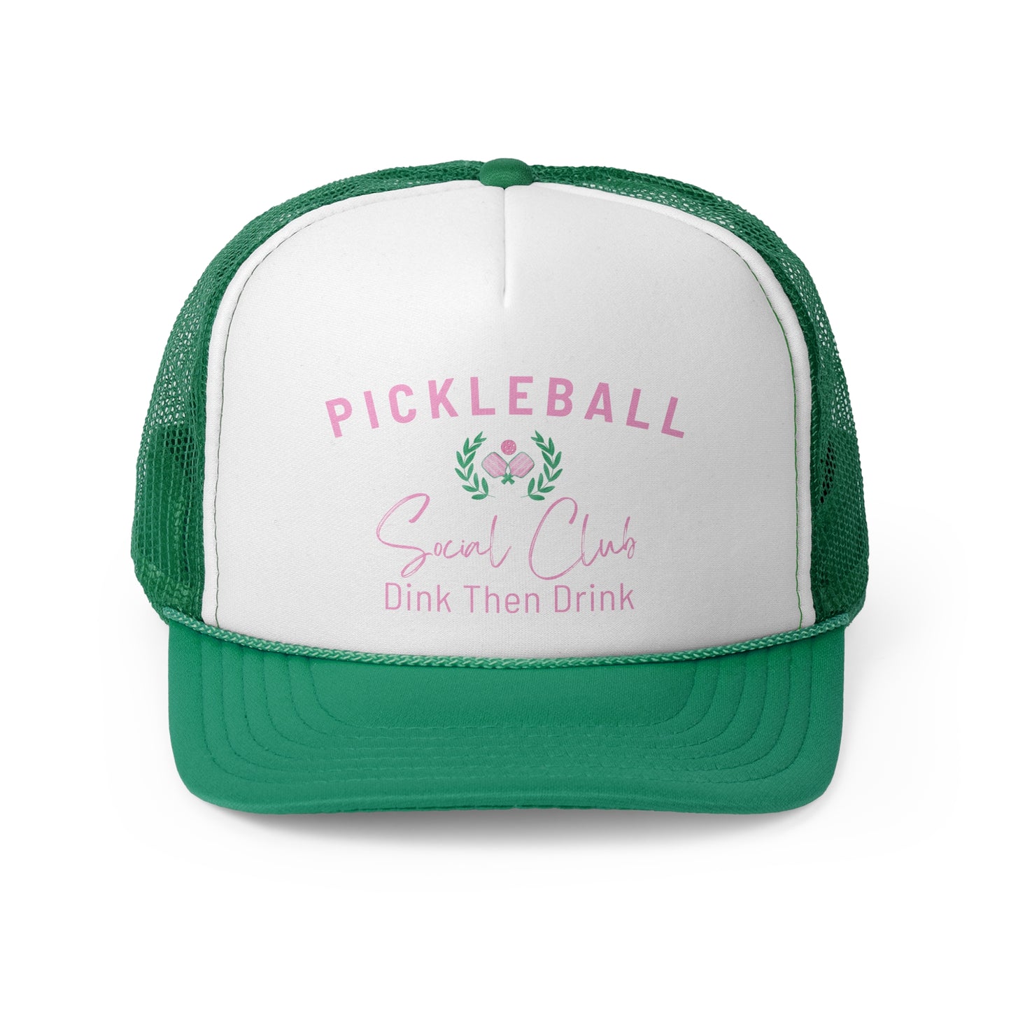 Custom Pickleball Dink Then Drink Social Club Trucker Hat