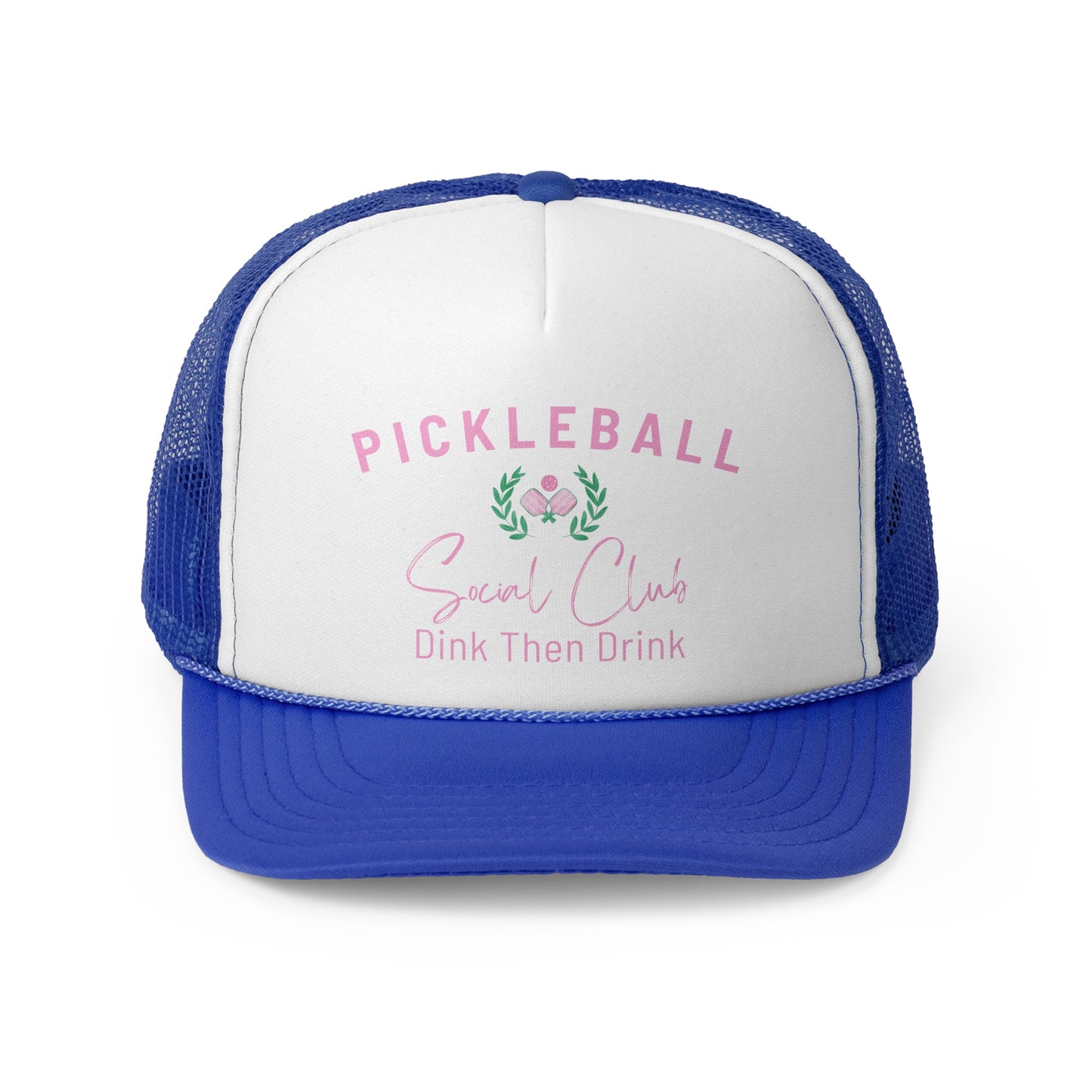 Custom Pickleball Dink Then Drink Social Club Trucker Hat