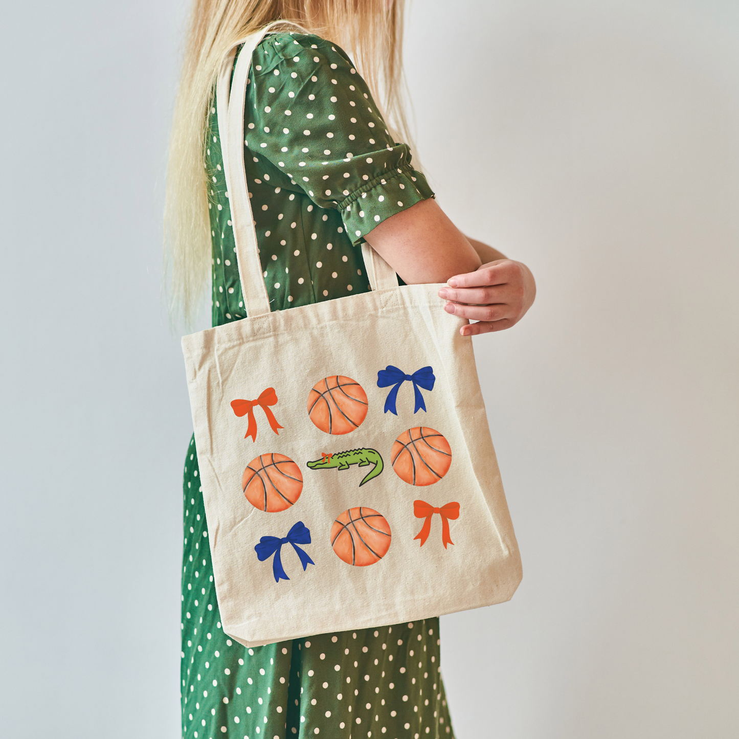 Custom Gators Basketball Tote Bag