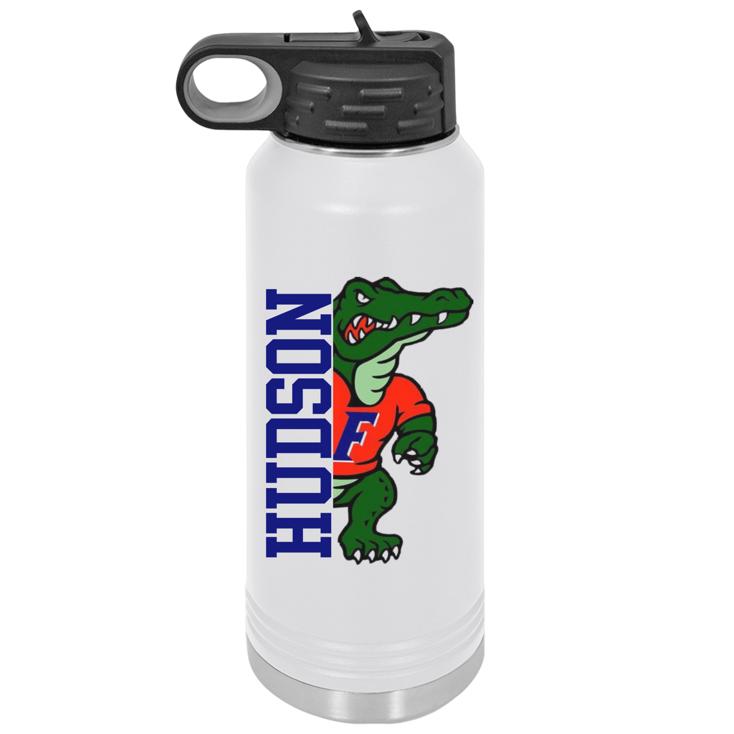 Personalized Gator Name Water Bottle Tumbler, 20oz - Gators