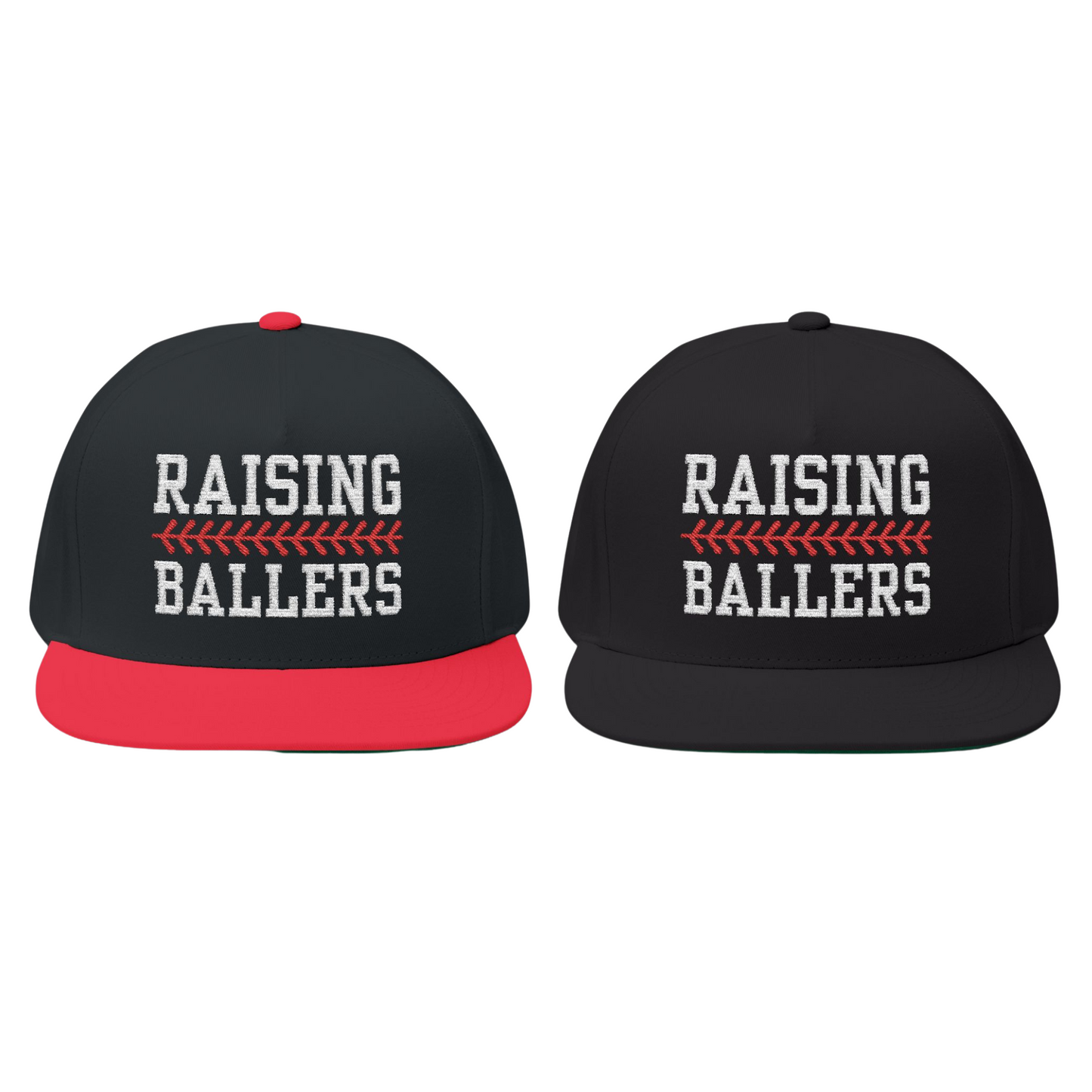 Raising Ballers Baseball Flat Bill Hat