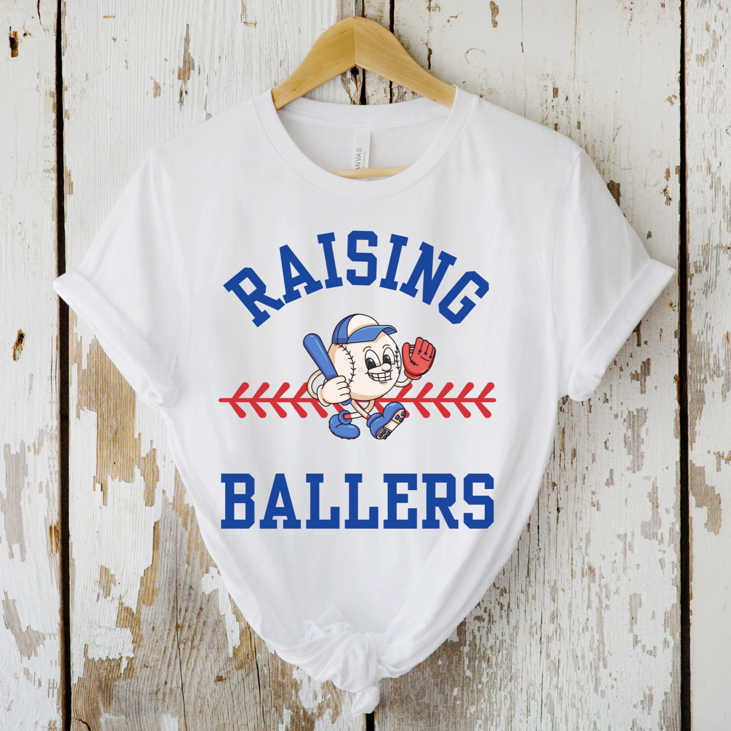Raising Ballers Baseball Tee