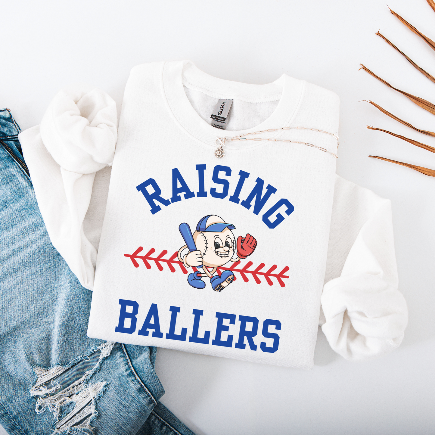 Raising Ballers Baseball Sweatshirt