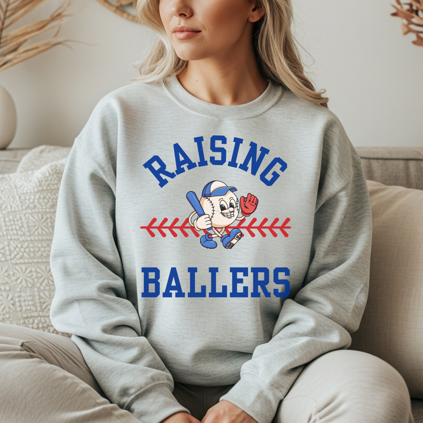Raising Ballers Baseball Sweatshirt