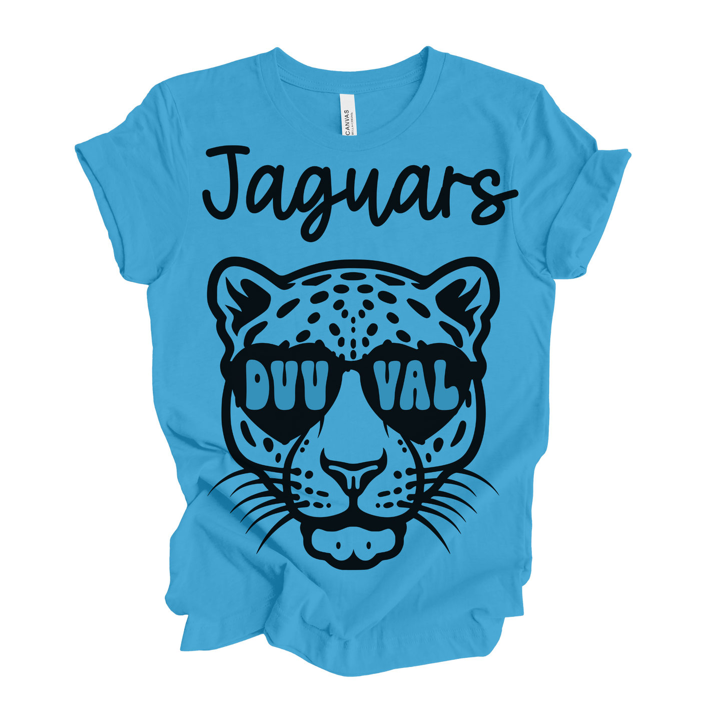 Custom Jacksonville Jaguars Shades Short Sleeve Tee