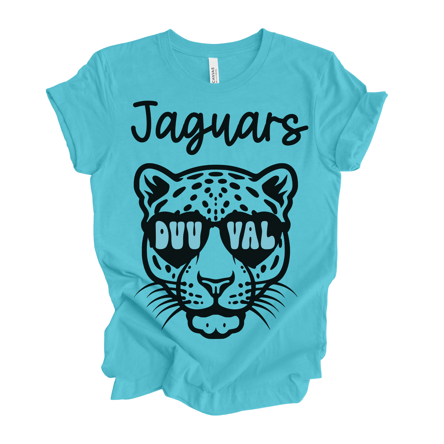 Custom Jacksonville Jaguars Shades Short Sleeve Tee