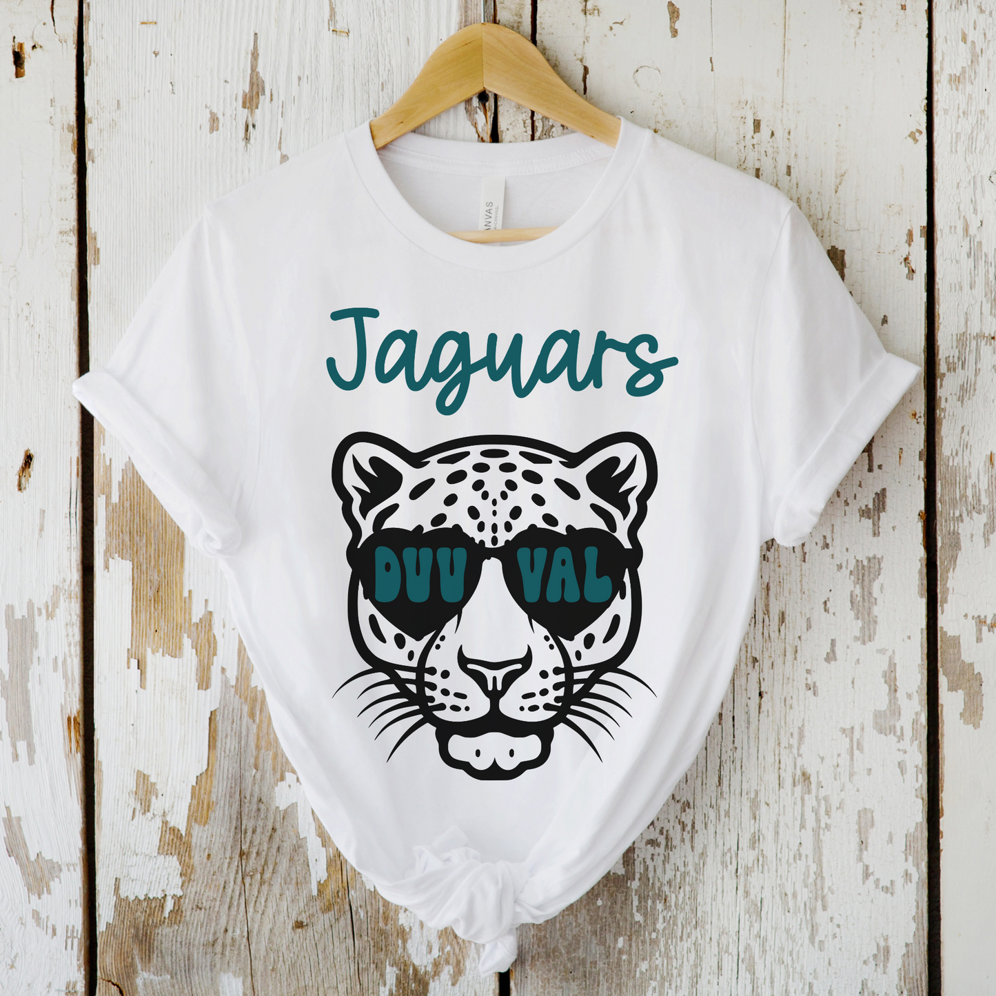 Custom Jacksonville Jaguars Shades Short Sleeve Tee