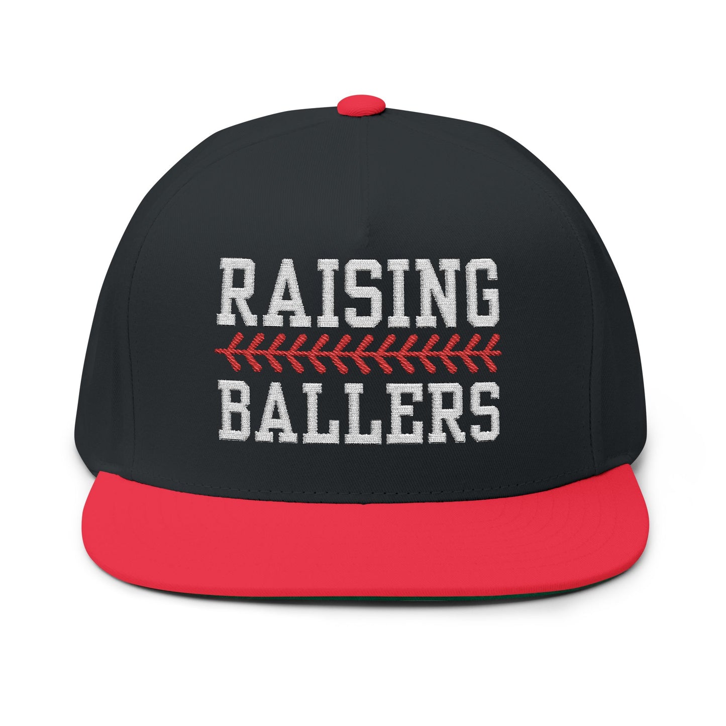 Raising Ballers Baseball Flat Bill Hat