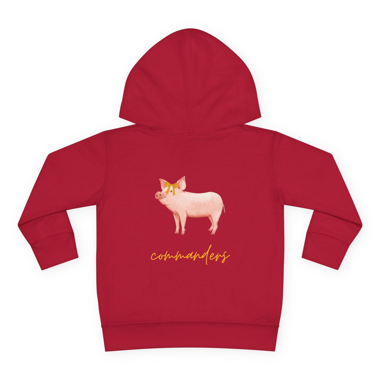 Toddler Washington Commanders Coquette Fleece Hoodie