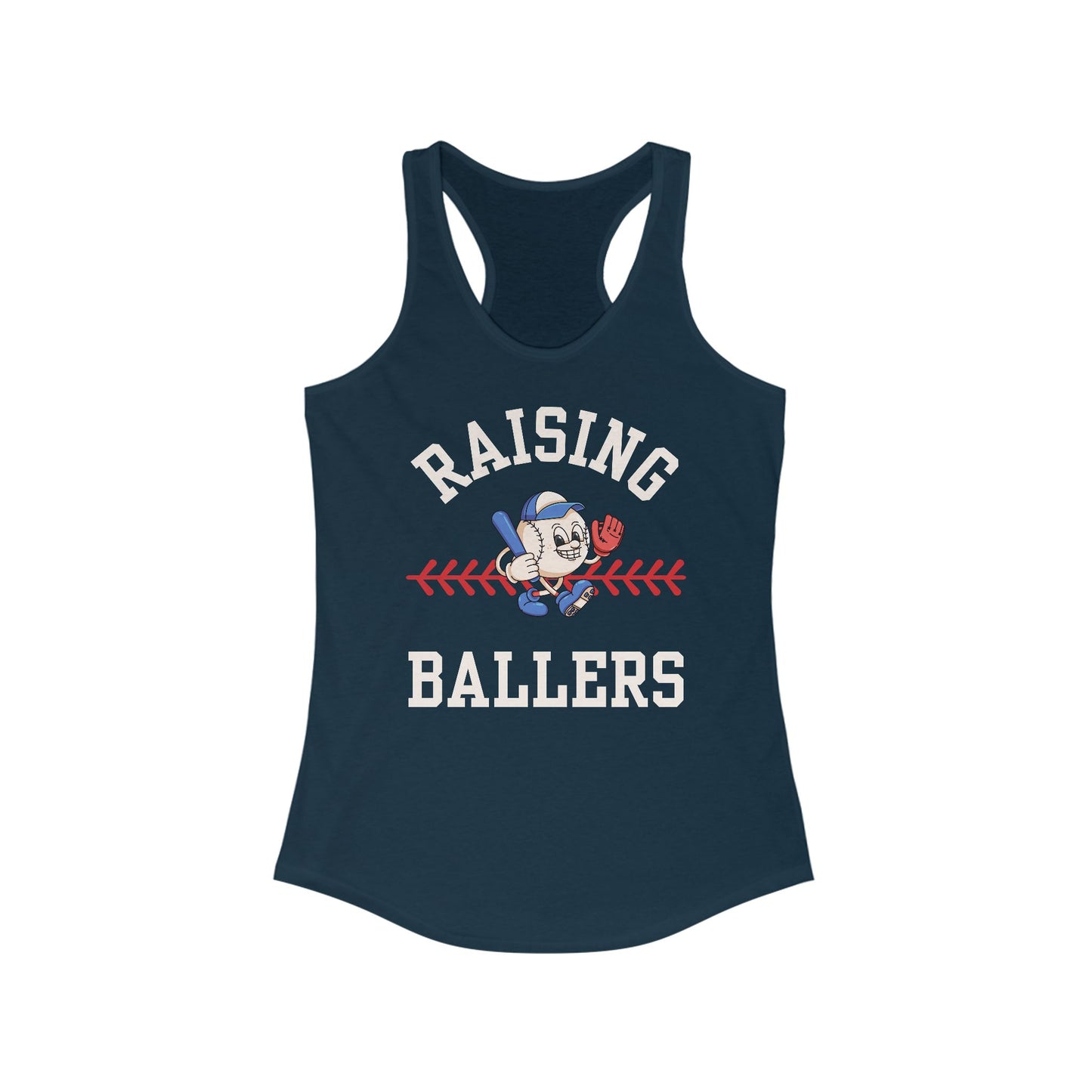 Raising Ballers Women's Racerback Tank Top