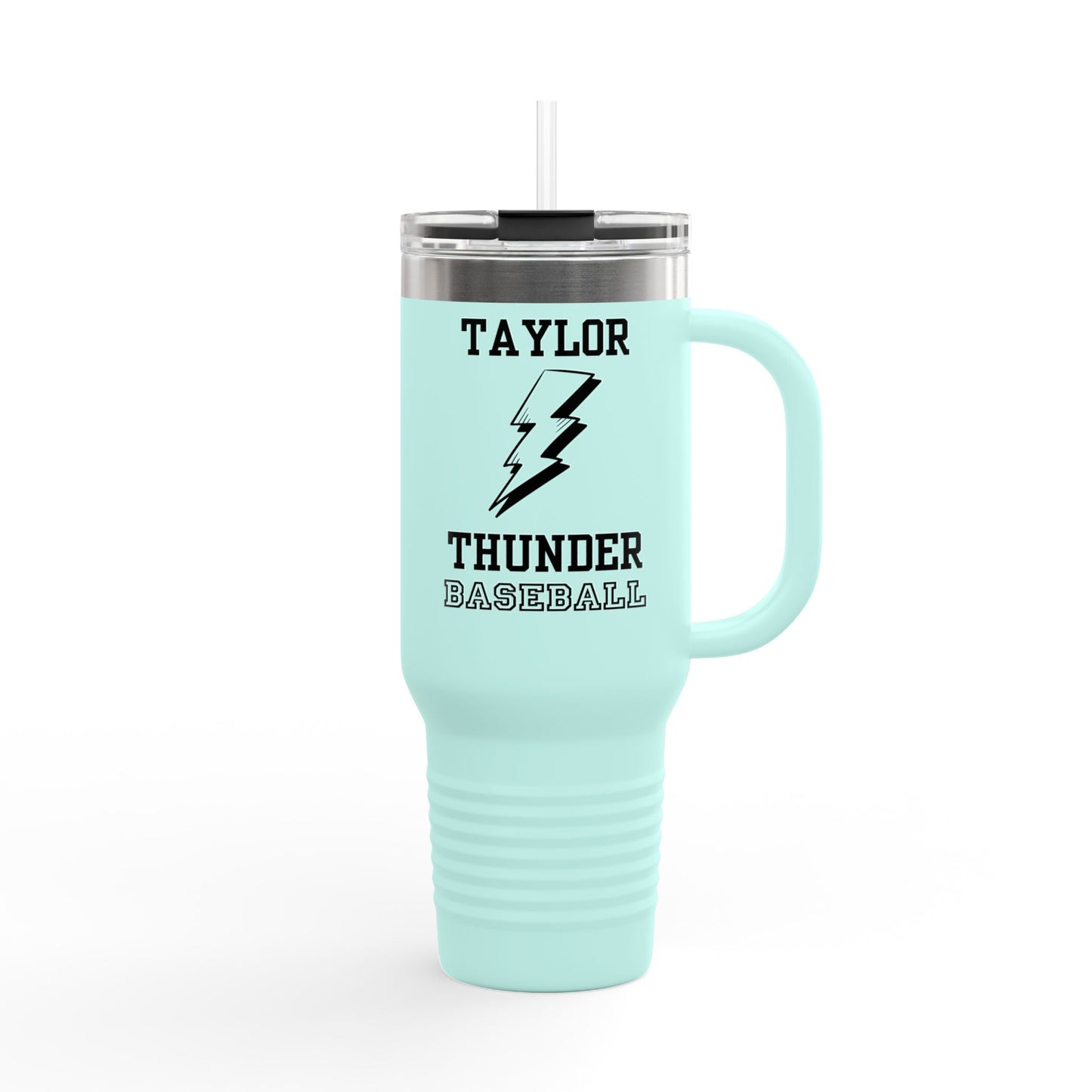 Thunder Insulated Travel Mug, 40oz, Lighting Thunder Sport Team