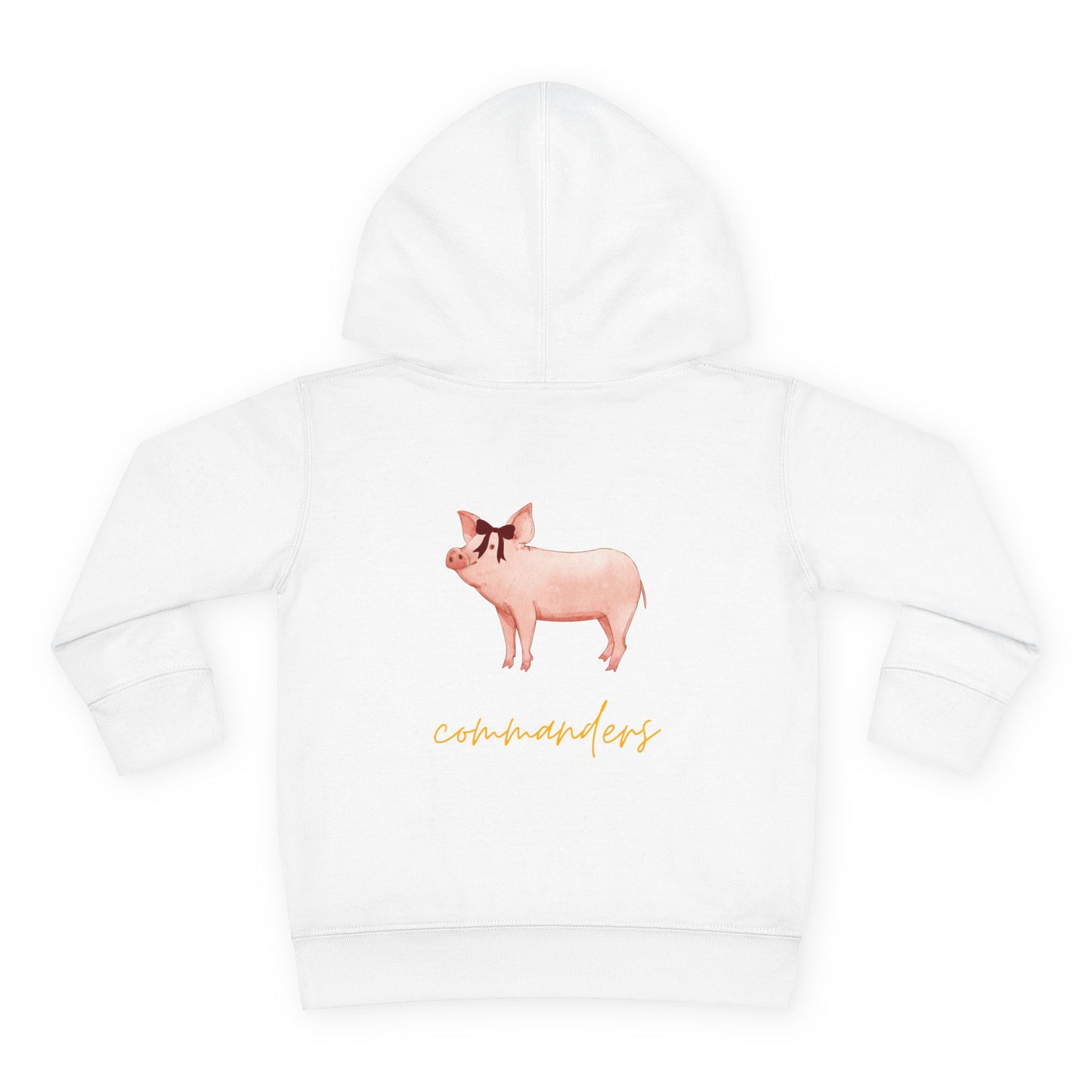 Toddler Washington Commanders Coquette Fleece Hoodie