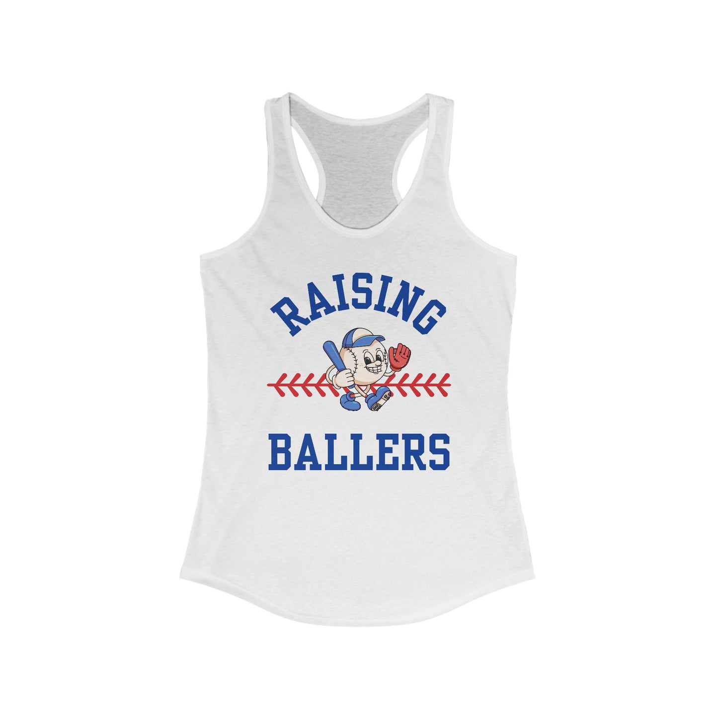 Raising Ballers Women's Racerback Tank Top