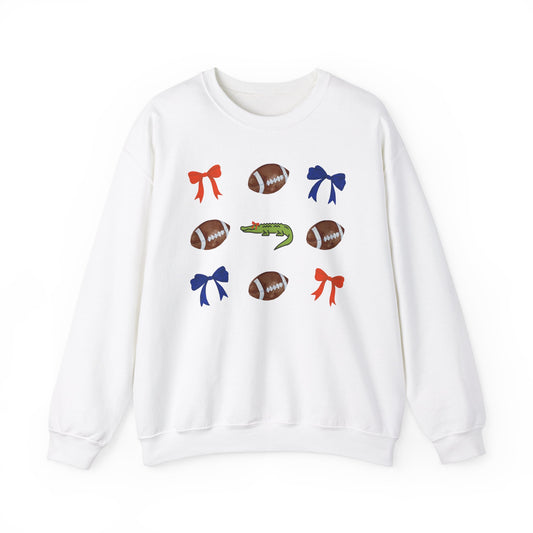 Gators Football Coquette Style Sweatshirt