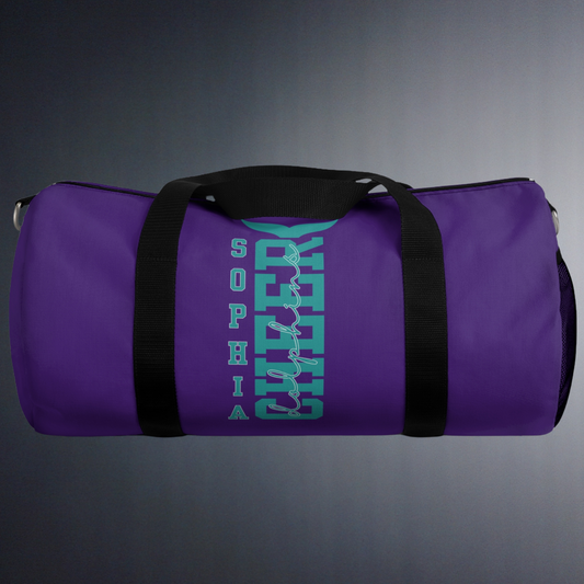 Pine Island Academy Dolphins Cheerleader Duffel Bag - Practice & Competition Bag