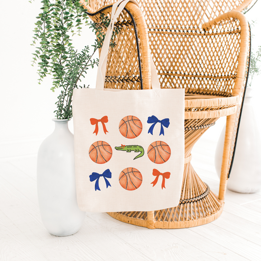 Custom Gators Basketball Tote Bag