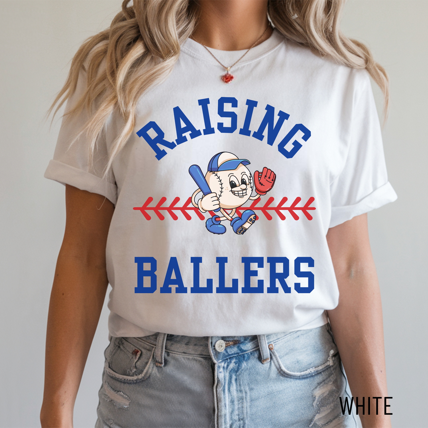 Raising Ballers Baseball Tee