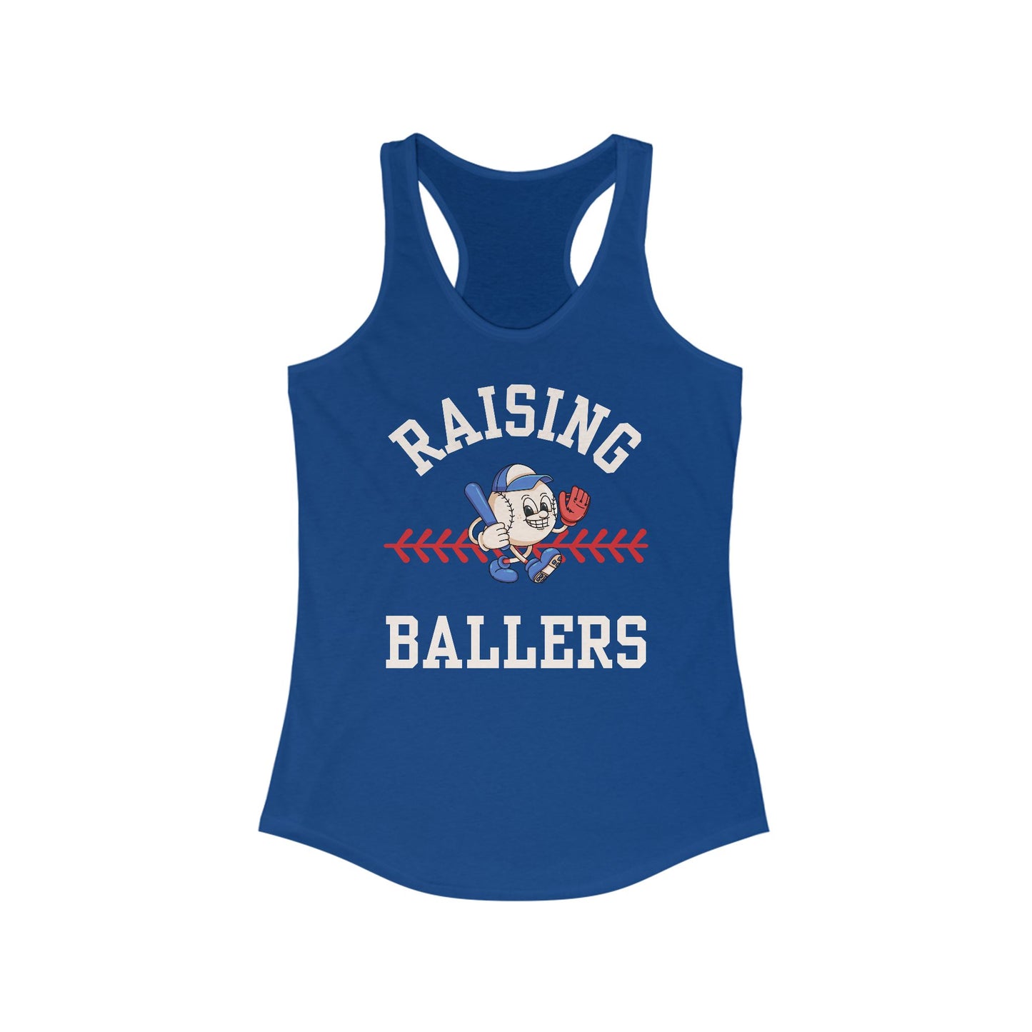 Raising Ballers Women's Racerback Tank Top