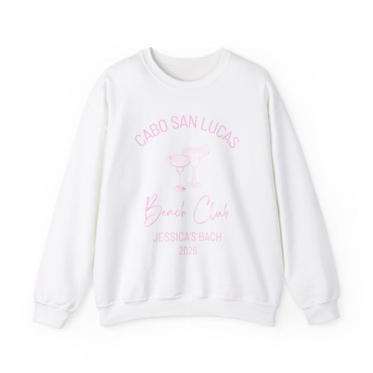 Bachelorette Party Trip Personalized Sweatshirt, Jessica Collection