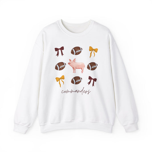 Washington Commanders Coquette Sweatshirt